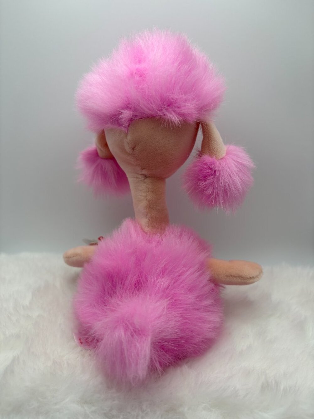 Camilla TY Beanie Boos Poodle Dog Pink Peach Glitter 2021 (SKU: 692TO) - Picture 3 of 9